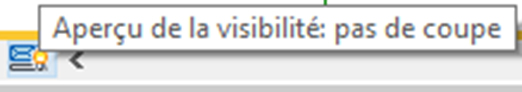 Etape 6 - aperçu de la visibilité, pas de coupe