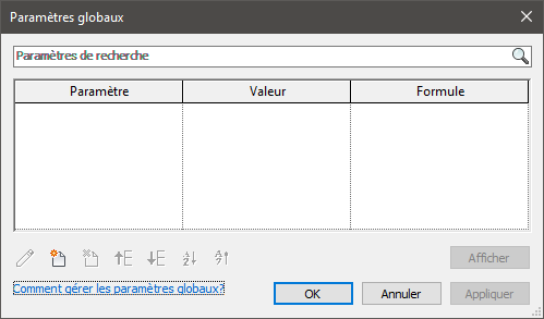 comment gérer les paramètres globaux