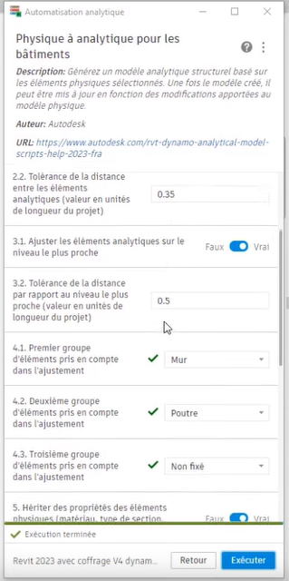 Partie structure Revit 2024