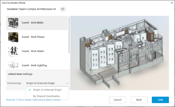 travail de conception dans Revit