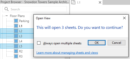 La liaison entre les vues et les feuilles