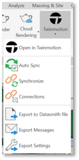 - Amélioration des échanges entre les produits Revit et Twinmotion
