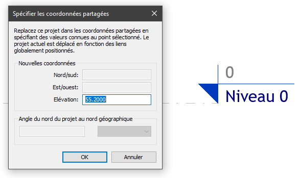 Spécifier les coordonnées du point