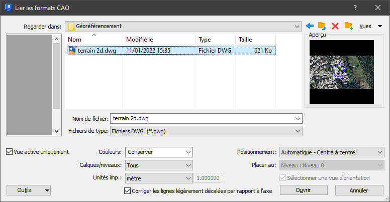 Lier les formats CAO