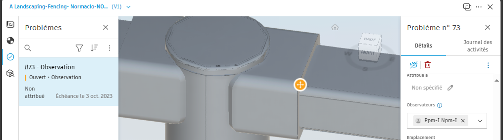 Incrémenter les remarques