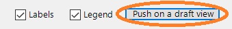 Push on a draft view