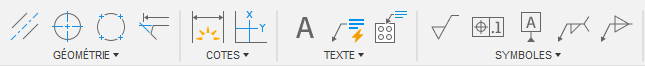 Outils d'annotation Fusion 360