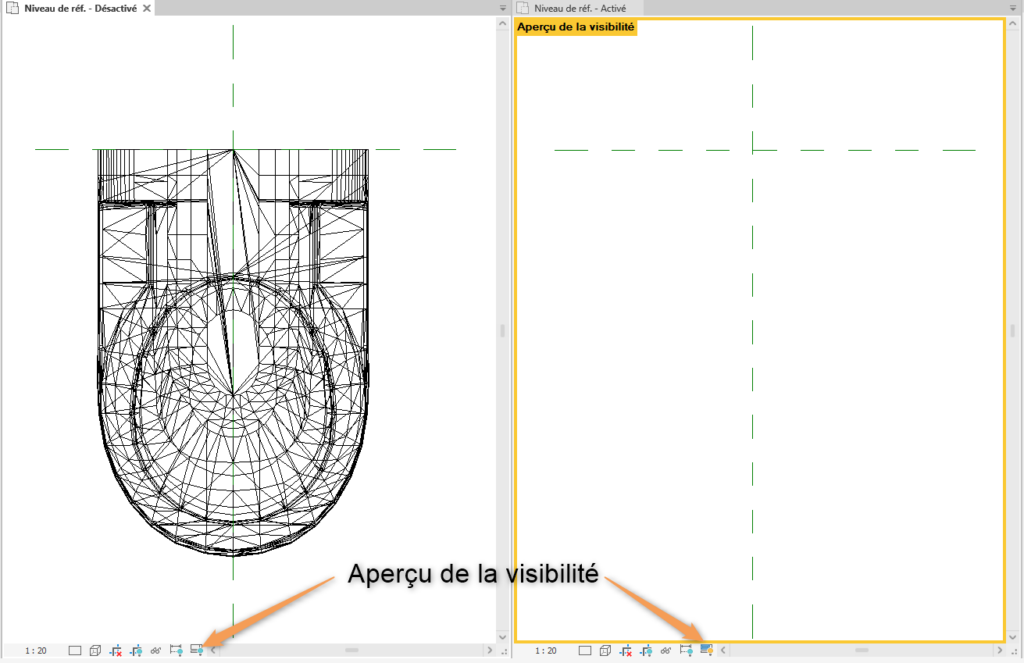 Aperçu de la visibilité