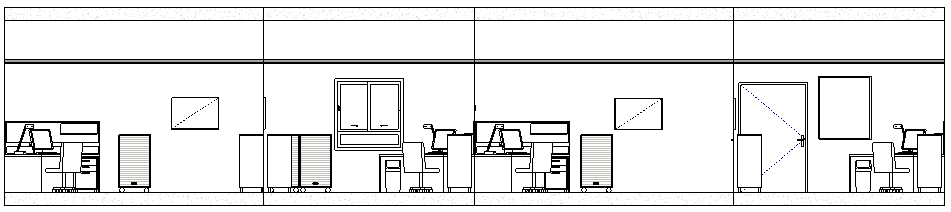 A l’aide de la commande « Déplacer » coller les vues les unes aux autres Revit