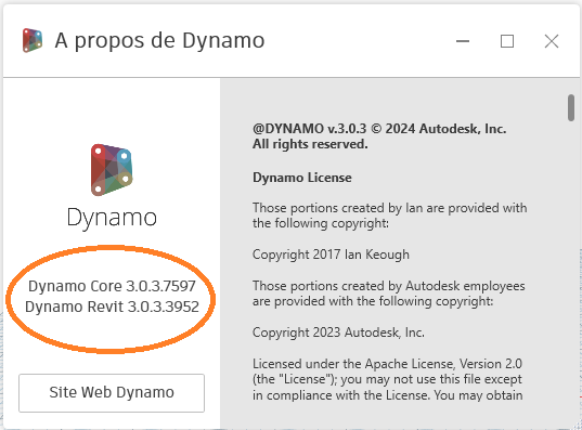 Version 3 du soft Dynamo 2025